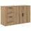 VidaXL vidaXL Sideboard Artisan-Eiche 100 x 33 x 59,5 cm Holzwerkstoff 2