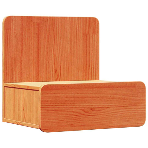 VidaXL vidaXL Bedside Table Wax Brown 44 x 32.5 x 40 cm Solid pine wood 2