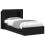 VidaXL vidaXL Bed Frame with Storage Black 75 x 190 cm Engineered Wood 2