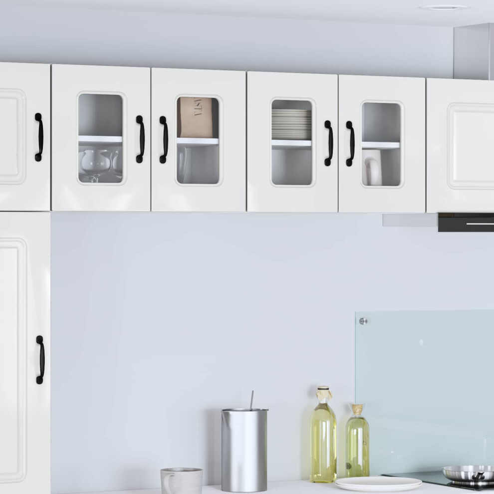 Vidaxl Dishwasher Panel Kalmar High Gloss White 60 X 31 X 40 Cm 8721359454932