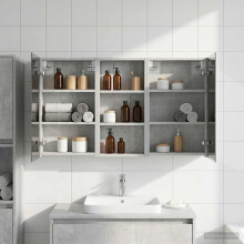 vidaXL Badezimmerschrank-Set 3 stk. 110 x 10,5 x 60,5 cm Holzwerkstoff