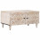 VidaXL vidaXL Coffee Table White 80 x 50 x 40 cm Solid Mango Wood 1