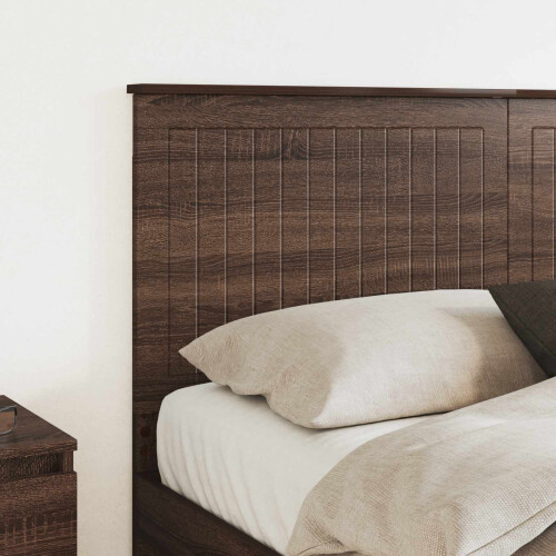 VidaXL vidaXL Headboard with Headboard Brown Oak 150 cm Engineered wood 1