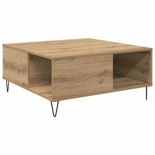 VidaXL vidaXL Coffee Table Artisan Oak 80 x 80 x 36.5 cm Engineered Wood 1