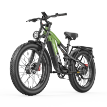 26*4.0" Fat Tire Electric Bike Dual Motor 48V 25AH LG Battery E-MountainBike NEW