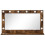 VidaXL vidaXL Vanity Mirror Rectangular Smoked Oak 80 x 45 x 18 cm 4