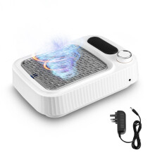 Professional 80W Nail Vacuum Dust Collector, Adjustable Nail Dust Extractor Machine with Circulating Filter for Manicure Salon Home Use