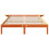VidaXL vidaXL Bed Frame Wax Brown 140 x 200 cm Solid Pine Wood 4
