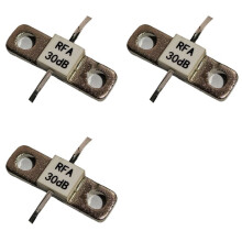 3X Résistance Atténuatrice RF 30 DB 60 W CC - 2 GHz, Résistance à RF, Atténuateur de Terminal RF Haute Puissance, Atténuateur de Puissance