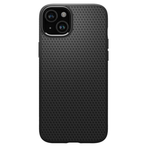 Spigen Liquid Air iPhone 15 kotelo - musta