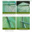 Polytunnel Greenhouse 4x2m with Door & Windows 6