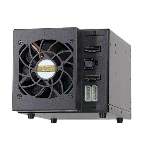 Gabinete para 4 Discos Rígidos de 3,5 Polegadas com 4 Baias para Discos Rígidos U.2/ e Módulo Hot-Swappable de 3 Baias para Unidades Ópticas e de 1
