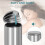 Stainless Steel Foot Pedal Bin 30L Silver 4