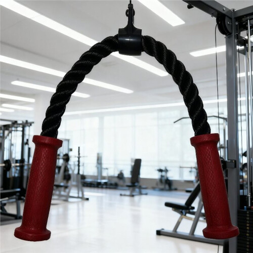 Fitness Rope Biceps Triceps Training Handle High Pulley Cable Exercise Handle Pull  Rope Grips for Gym Home 2pc 1