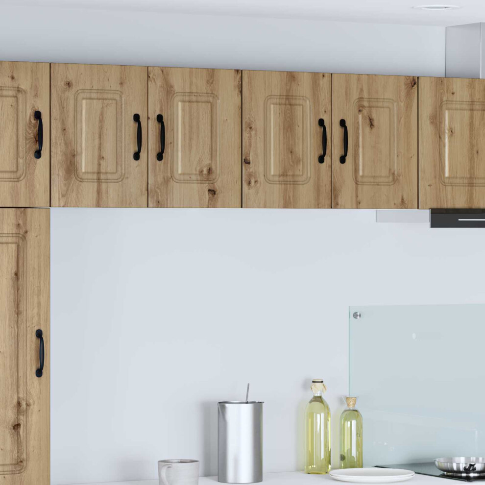 Vidaxl Dishwasher Panel Kalmar 2 Pcs Artisan Oak 60 X 31 X 40 Cm 8721359454543
