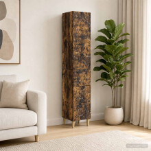 vidaXL Cabinet Set 2 pcs Smoked Oak 33 x 34.5 x 90 cm Engineered Wood