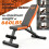 Adjustable Folding Fitness Workout Bench 7 Position Multi Exercise Weight Bench 1
