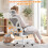 (Grey C) Ergonomic Office Chair With Adjustable Headrest 6
