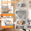 (Grey C) Ergonomic Office Chair With Adjustable Headrest 7