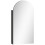 Black Arched Bathroom Mirror Cabinet 1