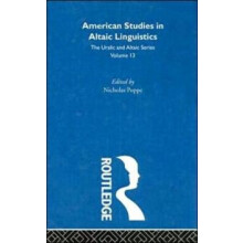 American Studies in Altaic Linguistics by Nicholas Poppe Hardcover Boo