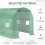 3.5x2m Polytunnel Greenhouse with Steel Frame 4