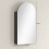 Black Arched Bathroom Mirror Cabinet 3