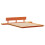 VidaXL vidaXL Bed Frame Brown 150 x 200 cm Wood 3