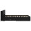 VidaXL vidaXL Bed Frame with Storage Black 75 x 190 cm Engineered Wood 5