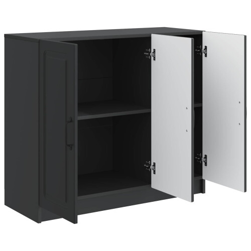 VidaXL vidaXL Sideboard Black 89 x 34.5 x 77 cm Engineered Wood 2