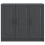 VidaXL vidaXL Sideboard Black 89 x 34.5 x 77 cm Engineered Wood 4