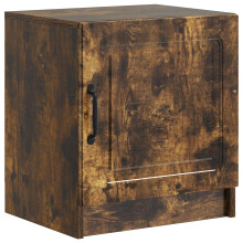 vidaXL Bedside Cabinet Smoked Oak 43 x 34.5 x 47 cm Engineered Wood
