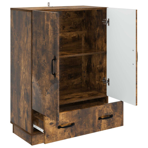 VidaXL vidaXL Sideboard Smoked Oak 66 x 34.5 x 92 cm Engineered Wood 2