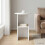 VidaXL vidaXL Side Table High Gloss White Ø 39.5 x 55 cm Engineered Wood 5