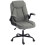 (Grey, Linen) HOMCOM Linen-Look Executive Office Chair, Grey 8