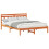 VidaXL vidaXL Bed Frame Brown 140 x 200 cm Solid Pine Wood 4
