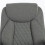 (Grey, Linen) HOMCOM Linen-Look Executive Office Chair, Grey 5