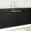 VidaXL vidaXL Dishwasher Panel LUCCA Black Oak 45 x 1.5 x 57 cm 1