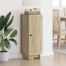 vidaXL Sideboard Sonoma Oak 33 x 34.5 x 90 cm Engineered Wood