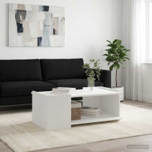 vidaXL Coffee Table White 90 x 50 x 33 cm Engineered Wood