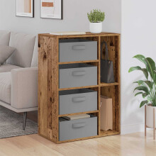 vidaXL Sideboard with Drawer Old Wood 60 x 33.5 x 84 cm