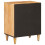 VidaXL vidaXL Bedside Table Brown 50 x 33 x 60 cm Solid Mango Wood 4