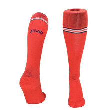 (M, Red away) 2026 Kids England Football Grip Socks High Knee & Long Football Training Socks - Breathable Cushioned Socks Children & Youth