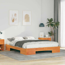 vidaXL Bed Frame Brown 150 x 200 cm