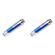 2X Filtre Anti-Tartre pour Adoucisseur D'Eau Central pour Toute la Maison Empêche L'Accumulation de Tartre sur les Conduites D'Eau Chaudières
