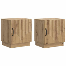 vidaXL Bedside Table 2 pcs Artisian Oak 43 x 34.5 x 47 cm