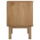 VidaXL vidaXL Bedside Table OTTA Black 45 x 39 x 57 cm Solid Pine Wood 5