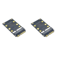 2X Scheda di Test Scheda di Espansione Convertitore Unità A Stato Adattatore PCIE/MSATA per Scheda Wi-Fi PCI Express SSD MSATA