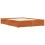 VidaXL vidaXL Bed Frame with Drawer Wax Brown 150 x 200 cm Solid Pine Wood 5
