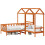 VidaXL vidaXL Day Bed Set Wax Brown 90 x 200 cm Solid Pine Wood 2
